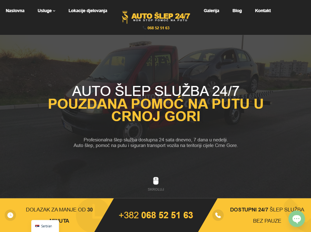 Auto Šlep Ćele 24/7